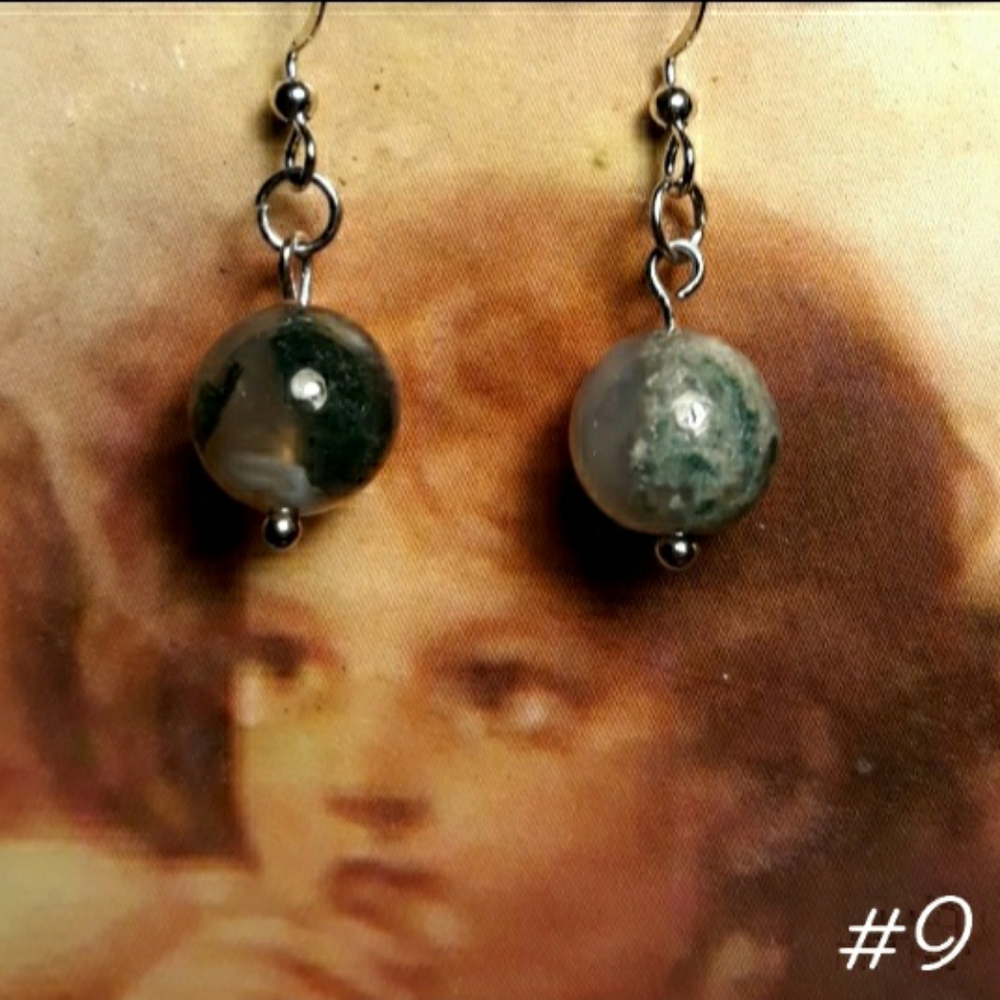 Natural Stone Earrings
